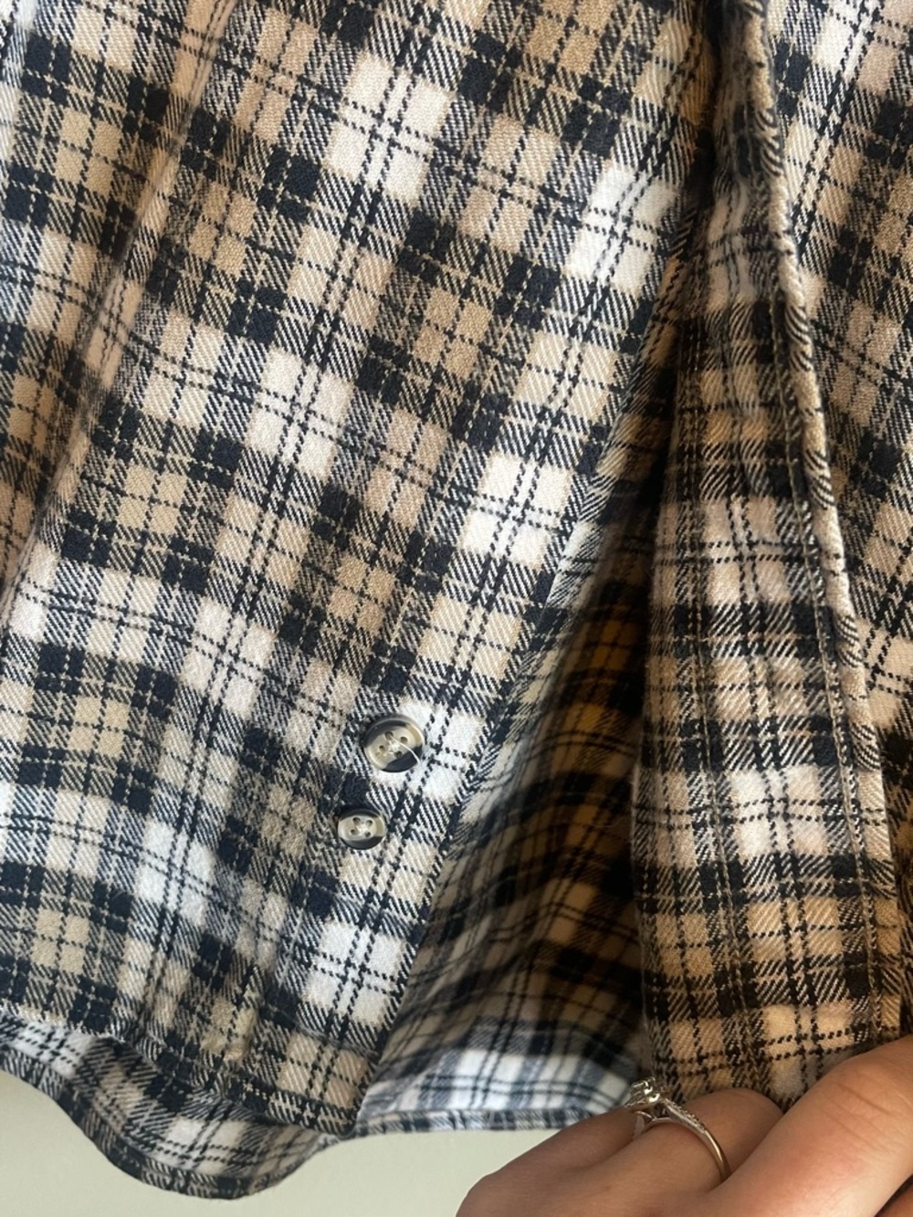 Vintage 99’ Warner Brothers Tasmanian Devil Embroidered Cotton Plaid Button Down - Picture 10 of 12